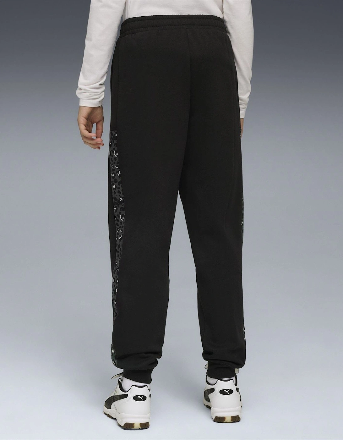 Kids Graphic Animal High Waist Fleece Jogger