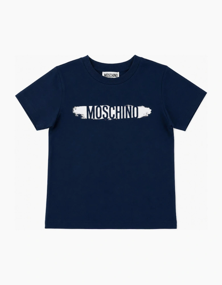 MOSCHINO NAVY BLUE T SHIRT H8M058