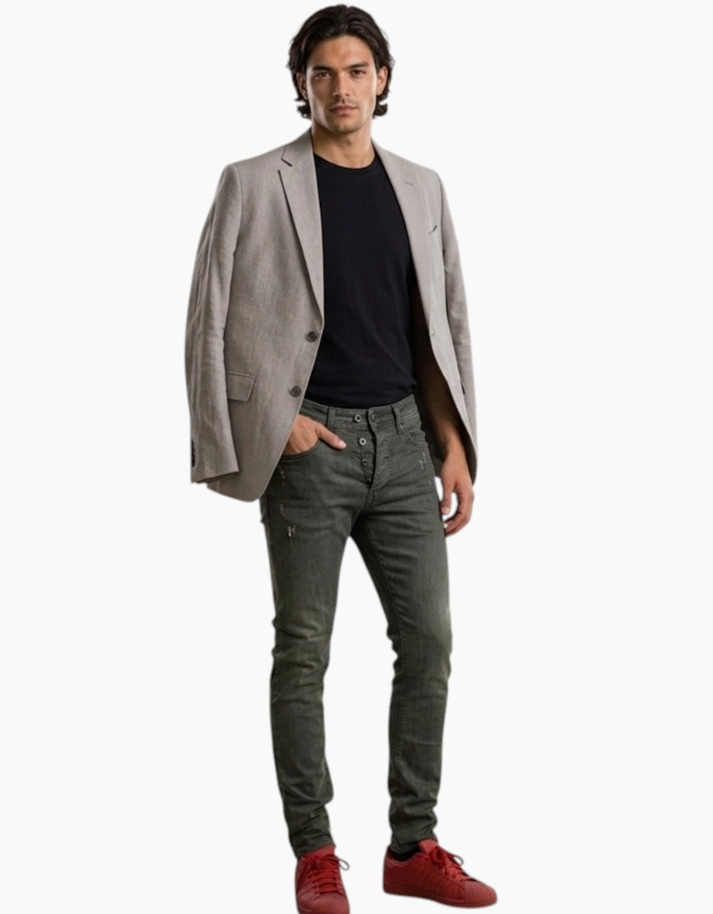 DIESEL BUSTER 0845K Mens Denim Jeans Casual Stretch Regular Slim Tapered Trouser