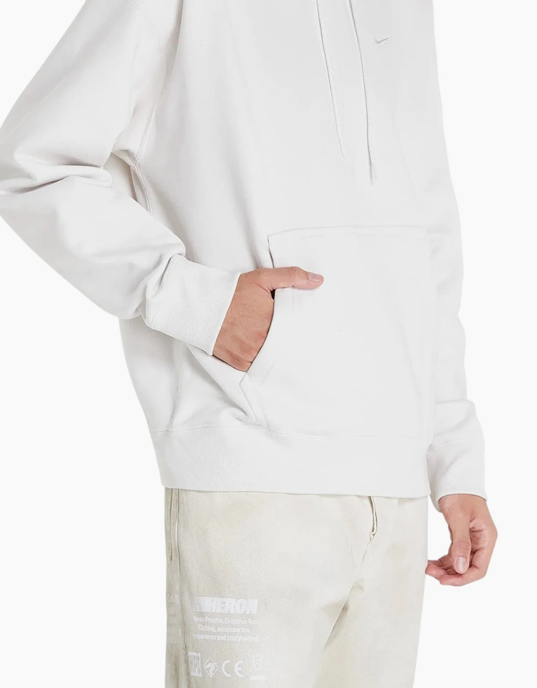 Nike 623453 Mens Hoodie Fleece Swoosh Logo Sportswear Pullover Jumper White