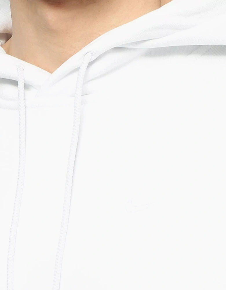 Nike 623453 Mens Hoodie Fleece Swoosh Logo Sportswear Pullover Jumper White