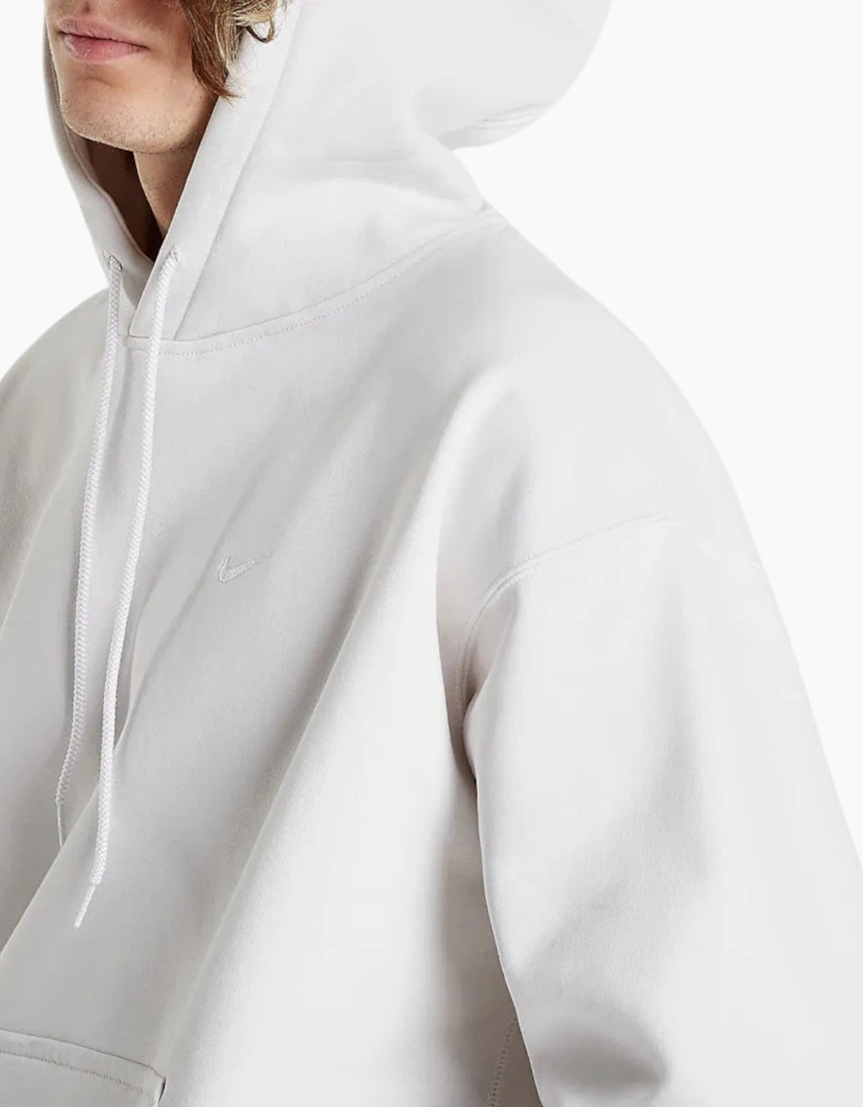 Nike 623453 Mens Hoodie Fleece Swoosh Logo Sportswear Pullover Jumper White
