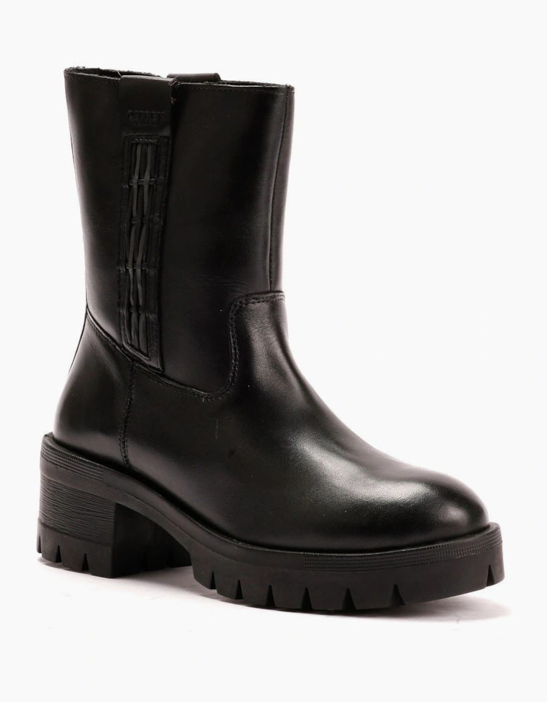 Osprey London The Indiana Leather Women's Black Boots