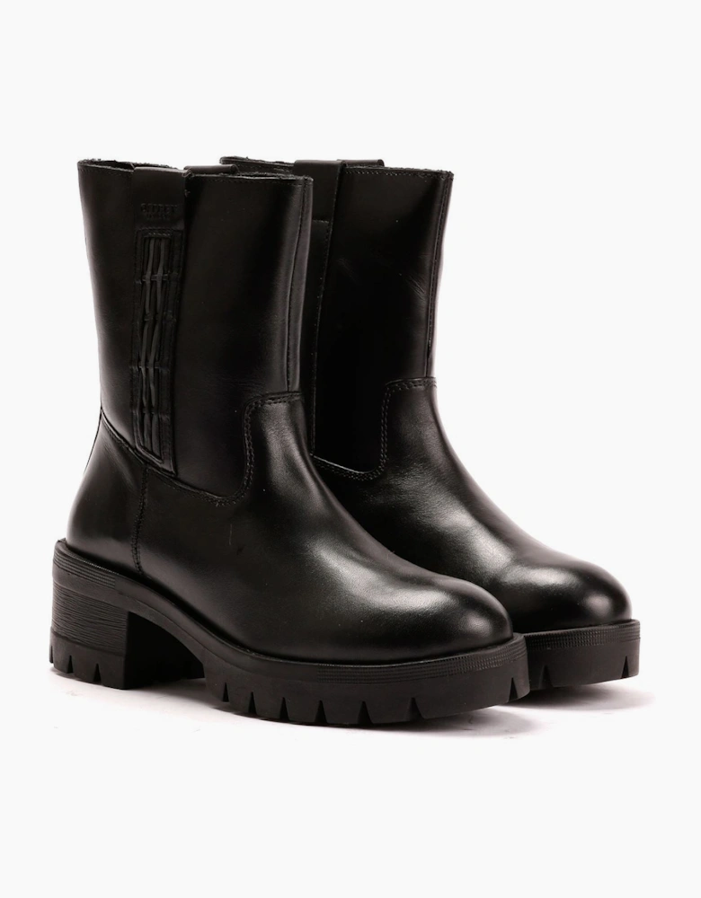 Osprey London The Indiana Leather Women's Black Boots