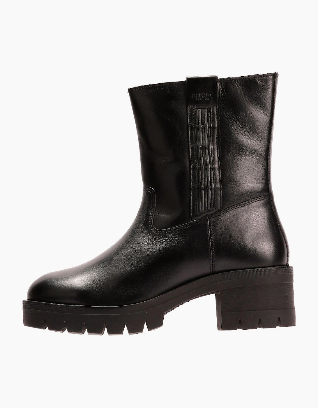 Osprey London The Indiana Leather Women's Black Boots