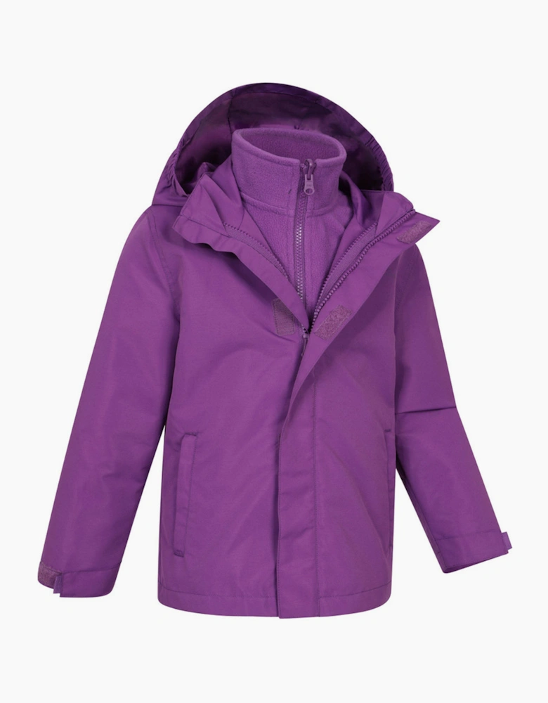 Mountain Warehouse Childrens/Kids Fell 3 in 1 Water Resistant Jacket