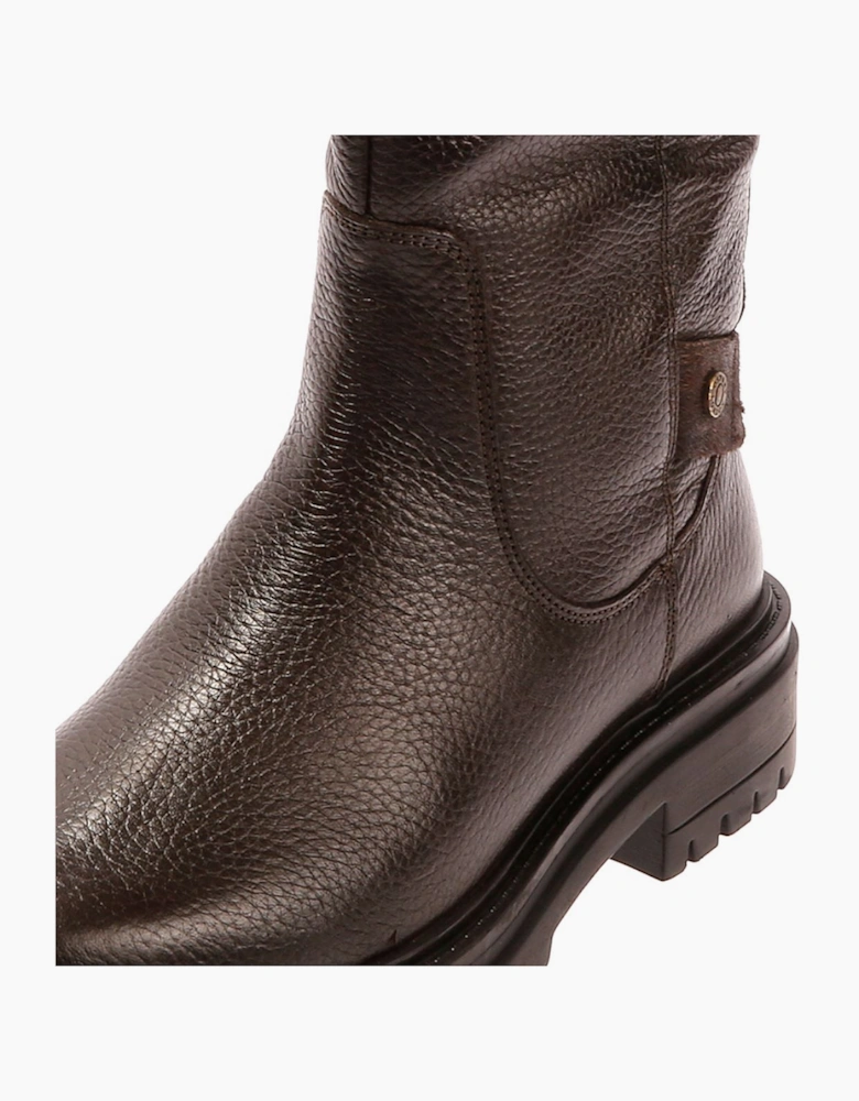 Osprey London The Gabarron Leather Women's Chocolate Boots