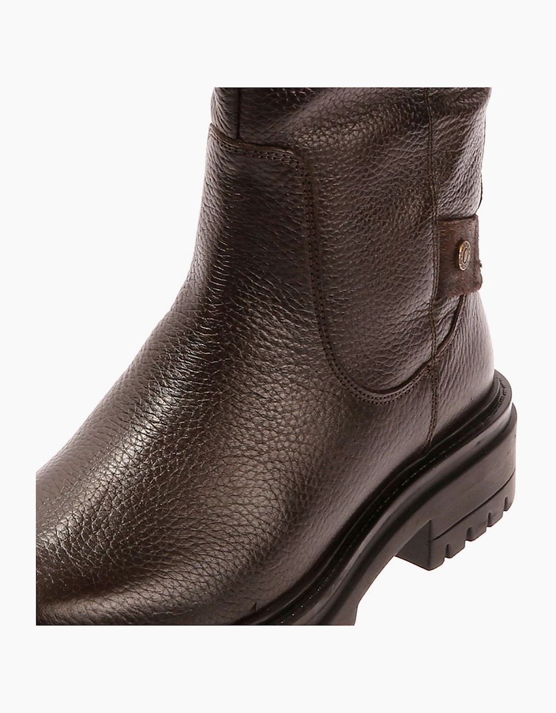 Osprey London The Gabarron Leather Women's Chocolate Boots