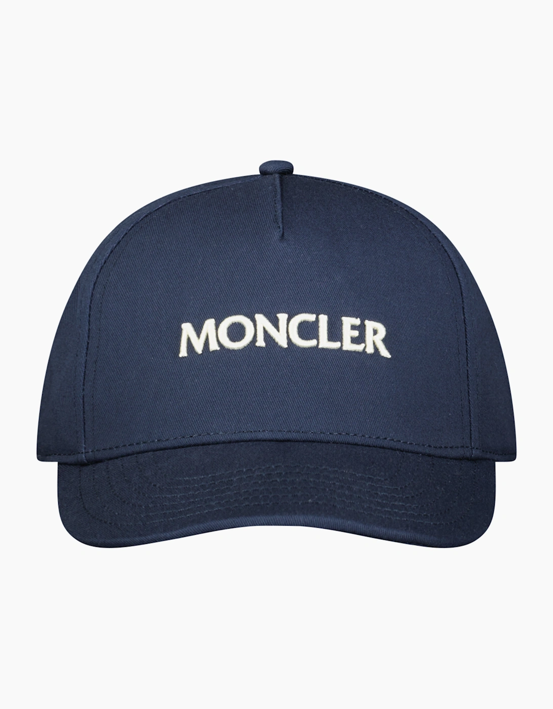 Moncler Logo Embroidered Cap Navy, 3 of 2