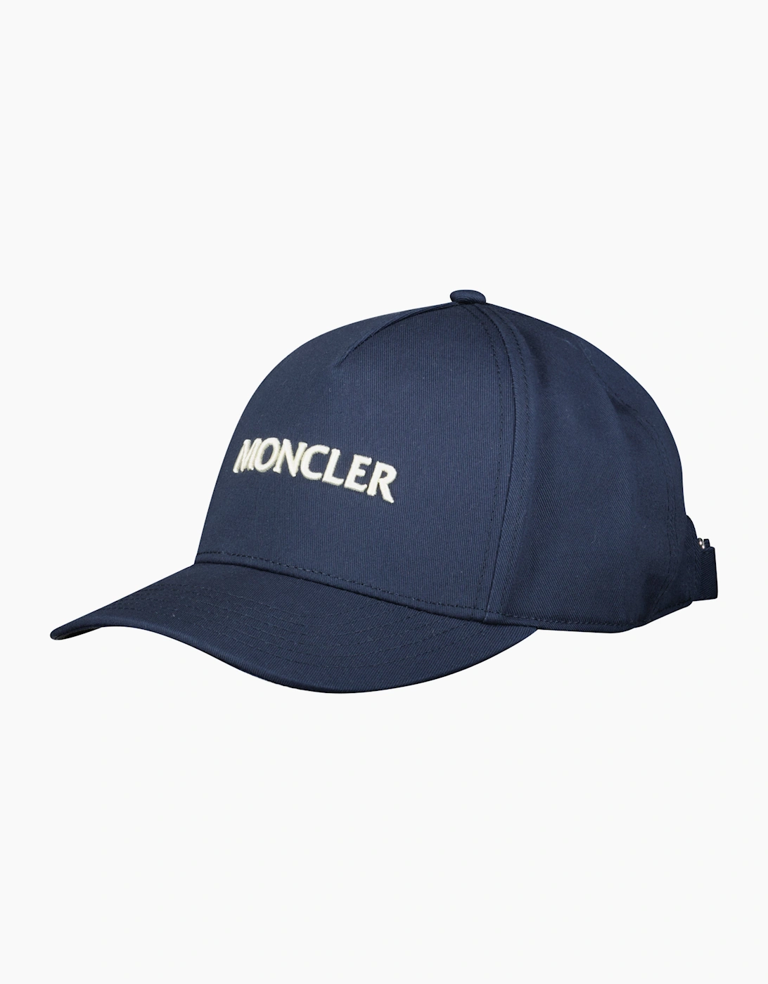 Moncler Logo Embroidered Cap Navy