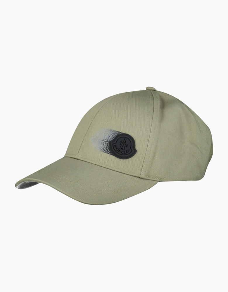 Moncler Logo Patch Cap Khaki
