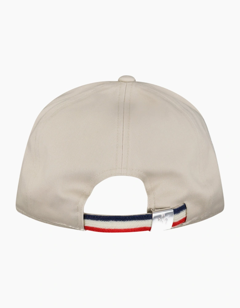 Moncler Logo Patch Cap Beige