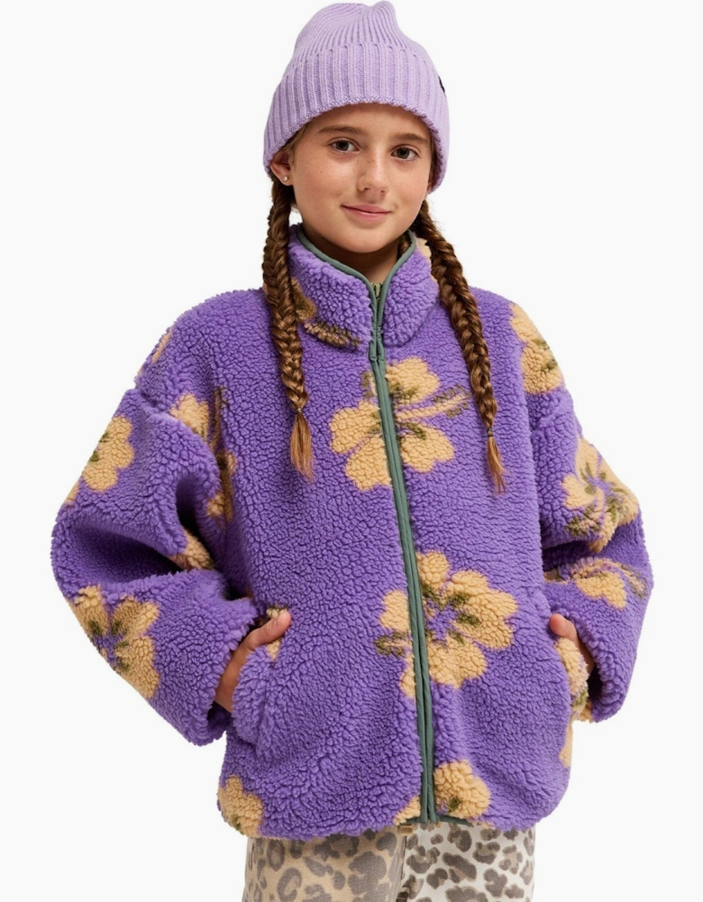 Roxy Kids Like Electricity Relaxed Full Zip Fleece