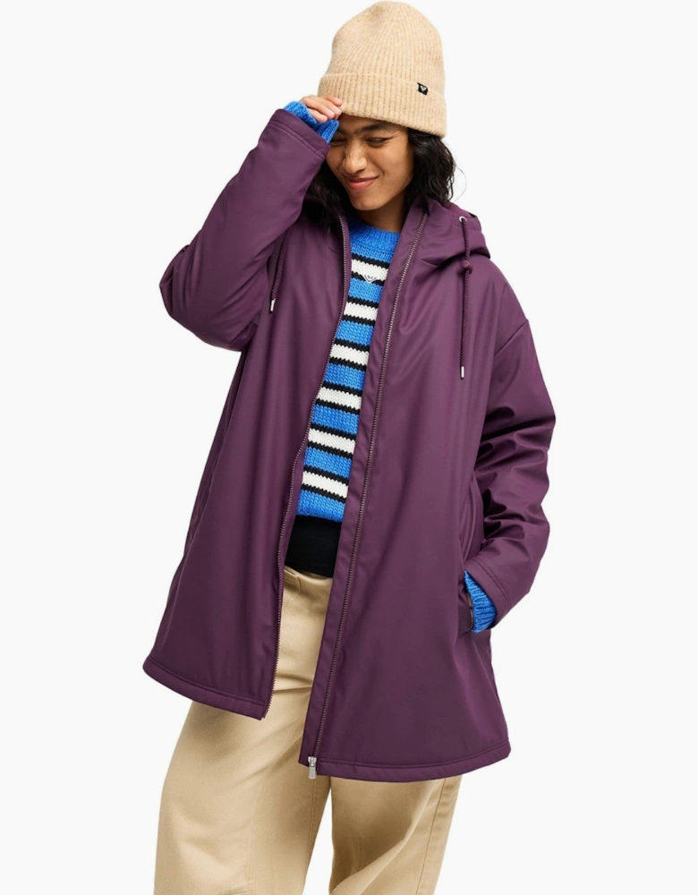 Roxy Womens Rain Road Polar Waterproof Jacket