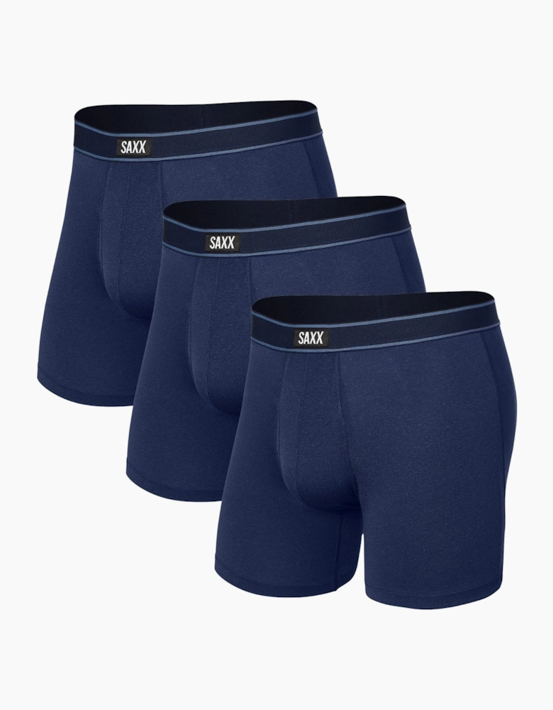 Saxx Mens Daytripper Comfort Stretch 3 Pack Boxer Shorts