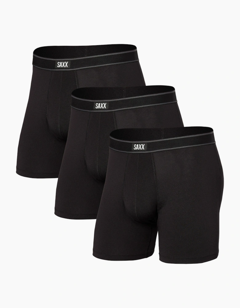 Saxx Mens Daytripper Comfort Stretch 3 Pack Boxer Shorts