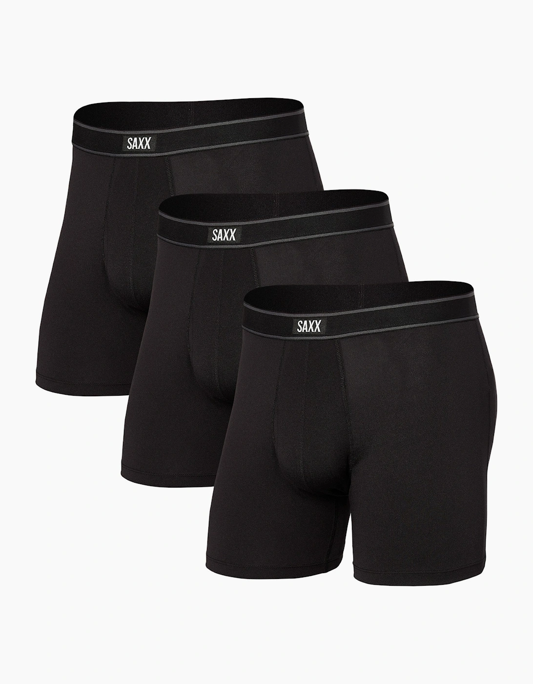 Saxx Mens Daytripper Comfort Stretch 3 Pack Boxer Shorts, 2 of 1