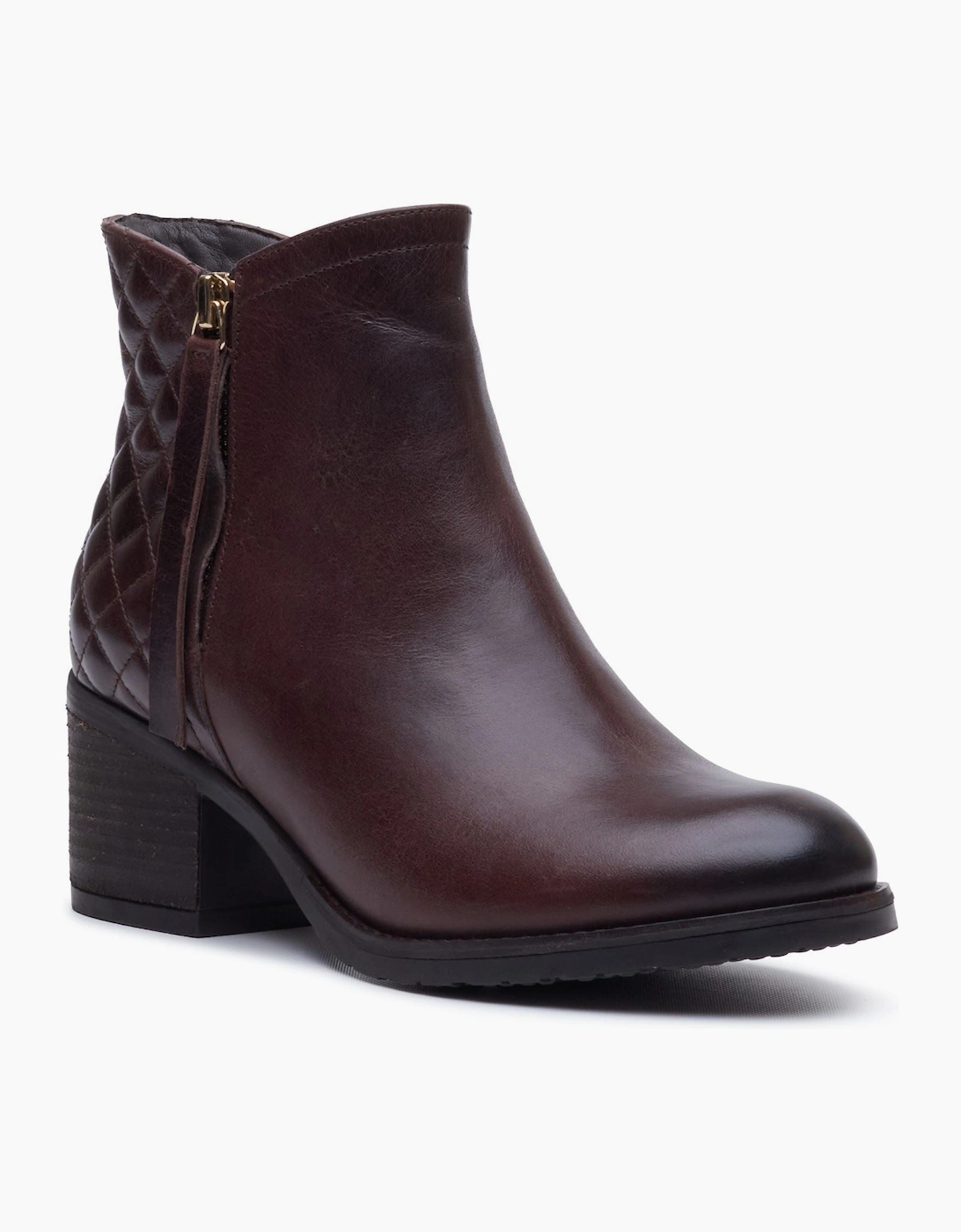 Hush Puppies Halia Leather Women's BROWN Boots, 10 of 9
