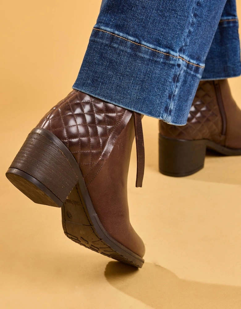 Hush Puppies Halia Leather Women's BROWN Boots