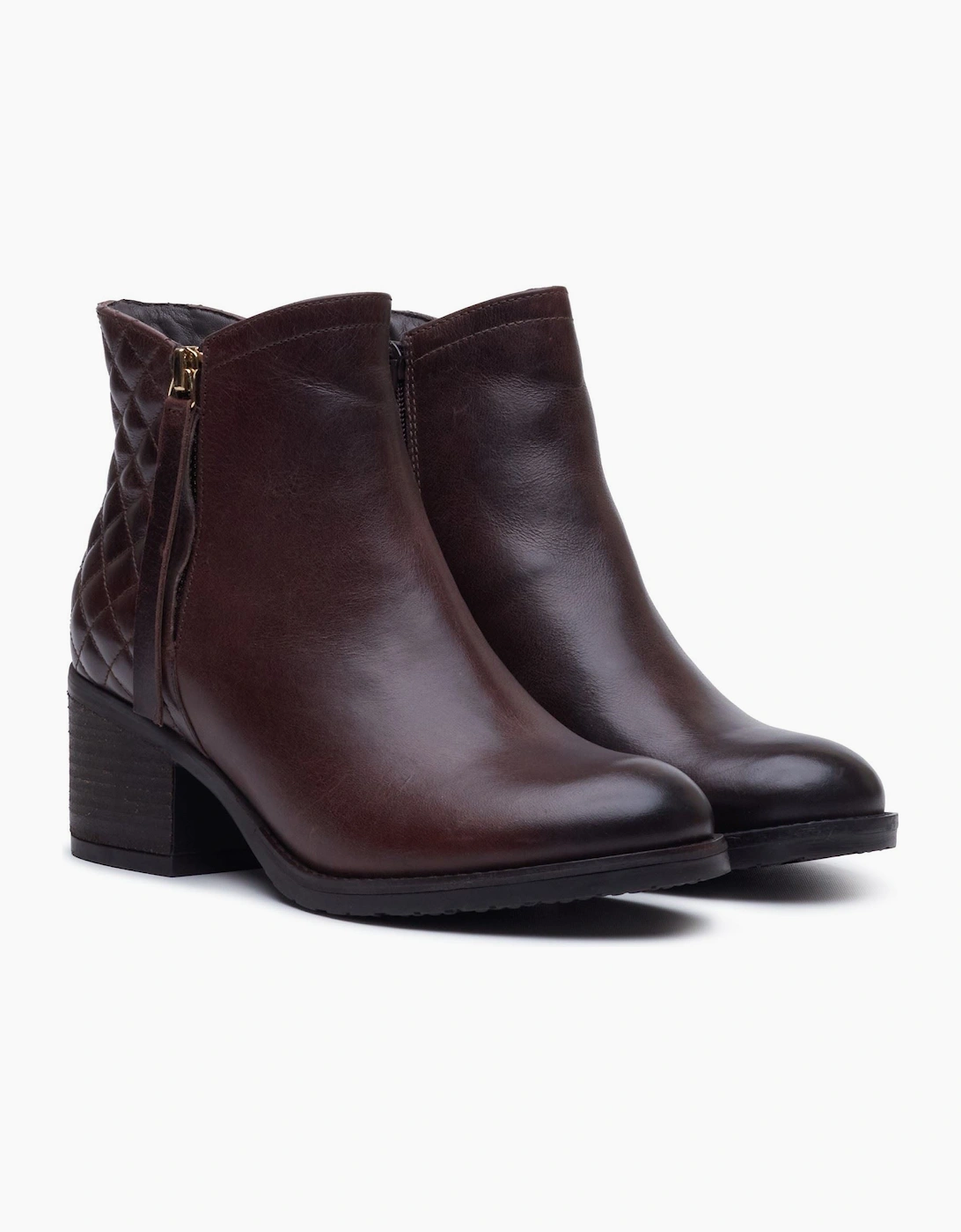 Hush Puppies Halia Leather Women's BROWN Boots