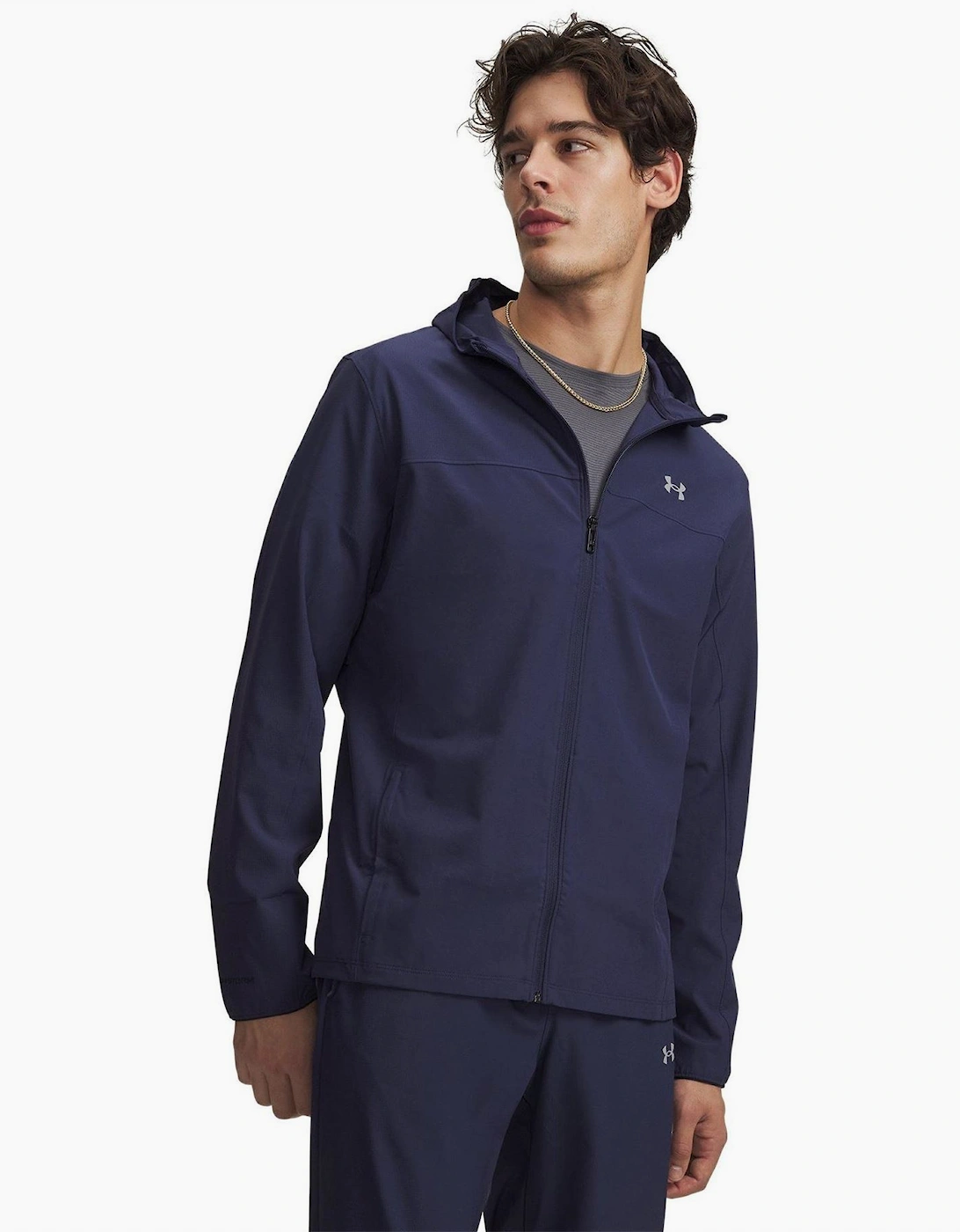 Hooded Windbreaker Bold Logo with Storm Flap, 8 of 7