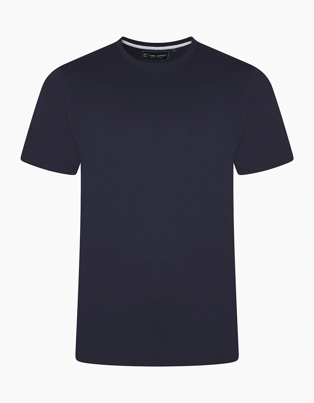 KAM Mens Crew Neck Big & Tall Short Sleeve T-Shirt, 2 of 1