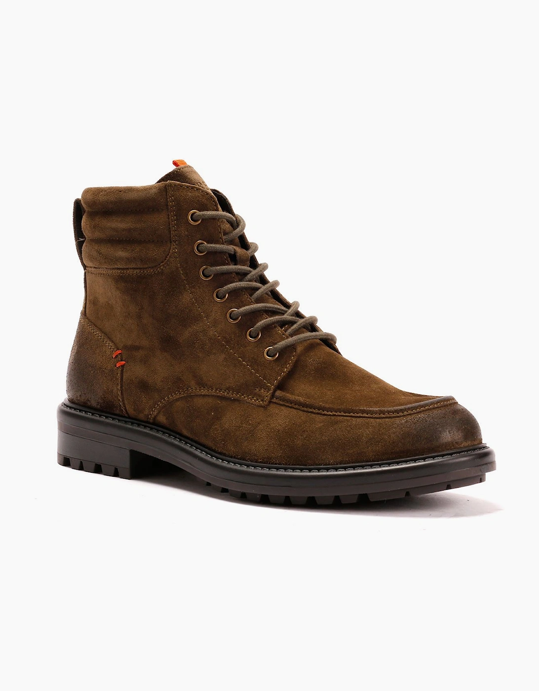 Osprey London The Pentney Waxed Suede Men's Khaki Boots