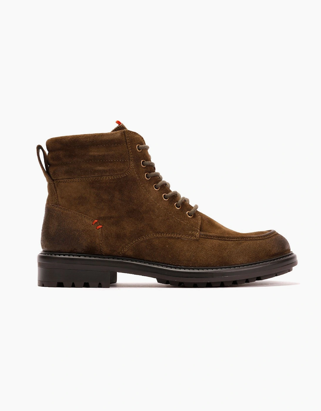 Osprey London The Pentney Waxed Suede Men's Khaki Boots