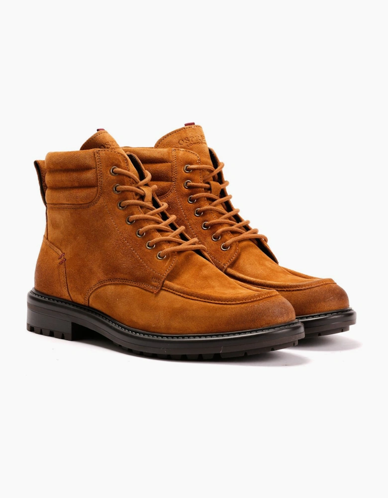 Osprey London The Pentney Waxed Suede Men's Kola Boots