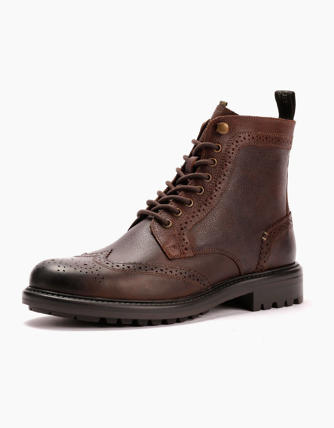 Osprey London The Professor Leather Men's Chocolate Boots
