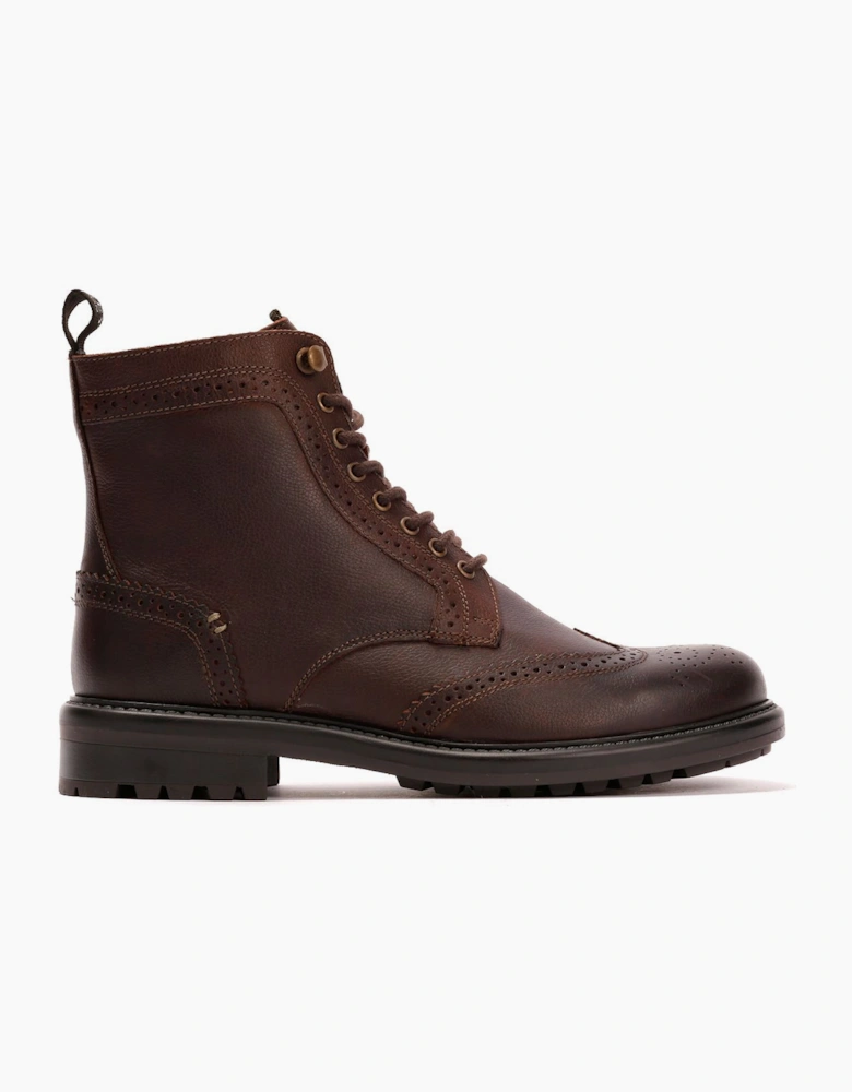 Osprey London The Professor Leather Men's Chocolate Boots