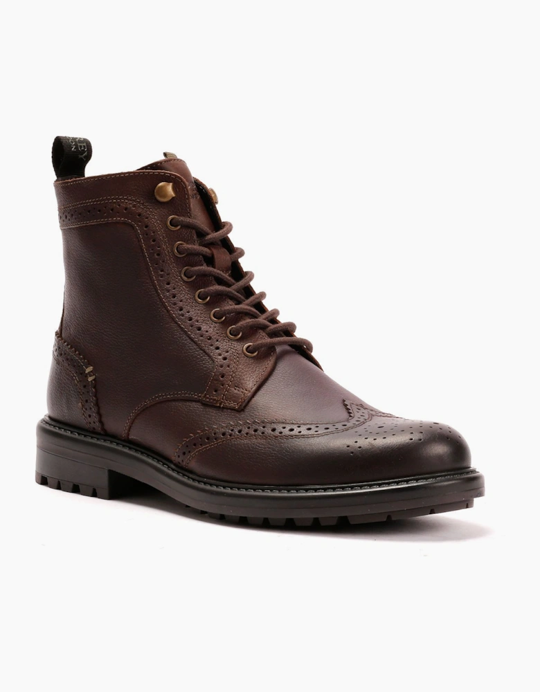 Osprey London The Professor Leather Men's Chocolate Boots