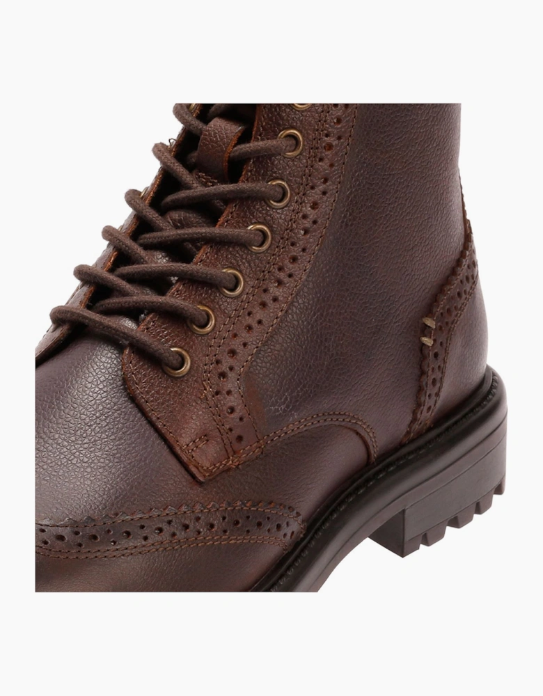 Osprey London The Professor Leather Men's Chocolate Boots