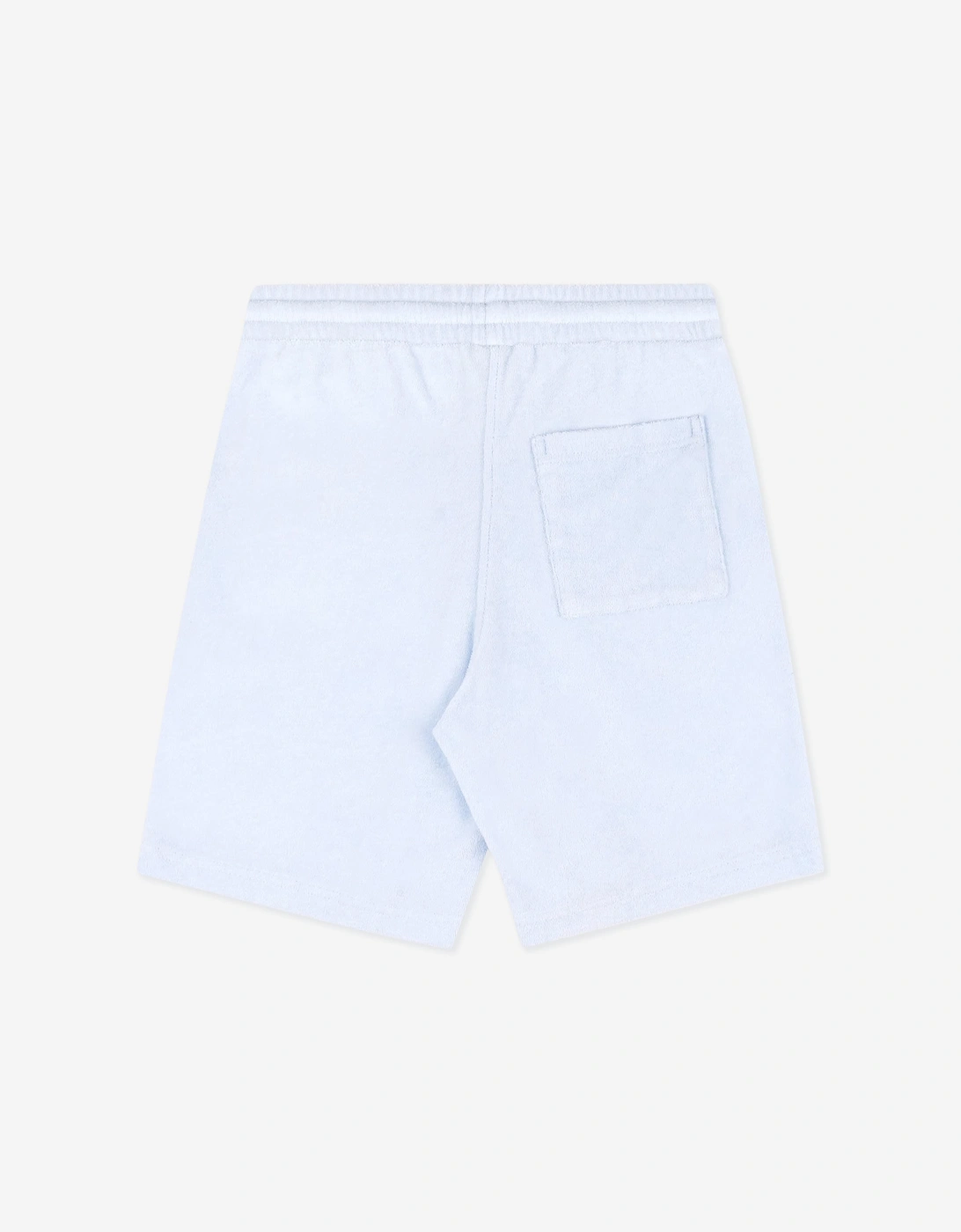 Sporty & Rich Kids Signature Logo Terry Shorts in Blue