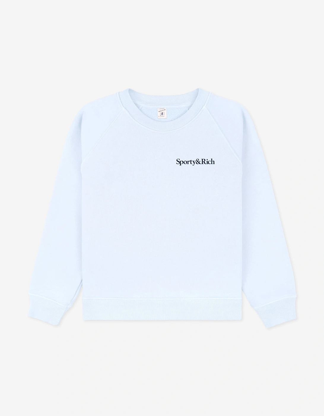 Sporty & Rich Kids Play Tennis Crewneck Sweatshirt in Blue, 5 of 4
