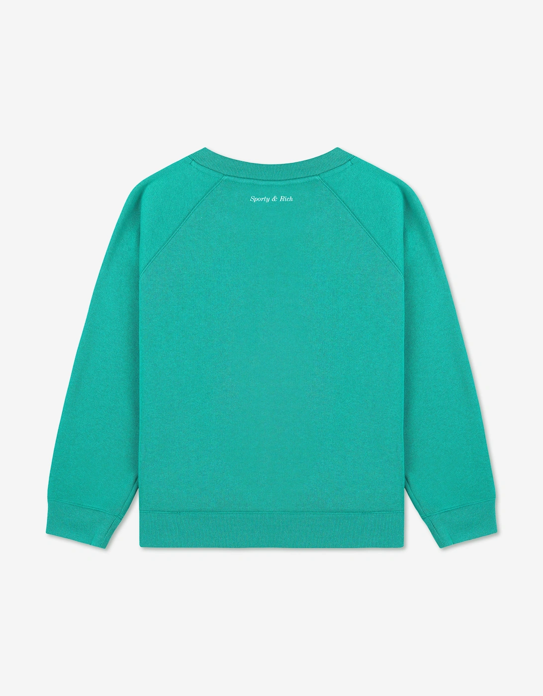 Sporty & Rich Kids Be Nice Crewneck Sweatshirt in Green