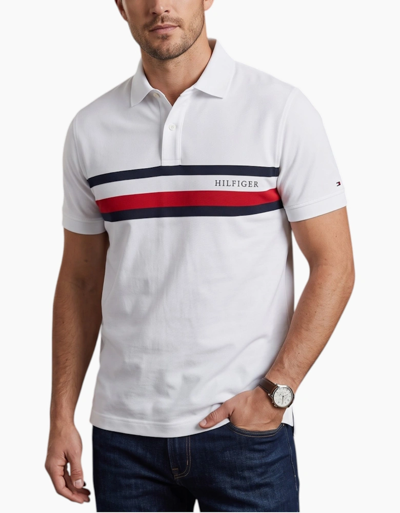 TOMMY HILFIGER Mens Polo Shirts Flag Logo Short Sleeve Cotton Casual New Tee