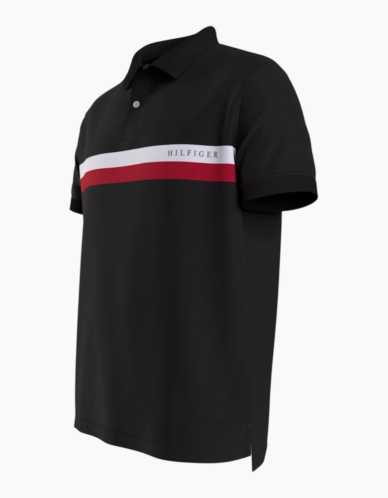 TOMMY HILFIGER Mens Polo Shirts Flag Logo Short Sleeve Cotton Casual New Tee