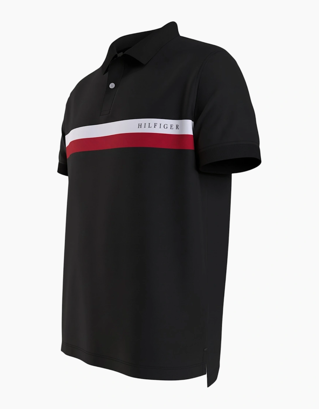 TOMMY HILFIGER Mens Polo Shirts Flag Logo Short Sleeve Cotton Casual New Tee