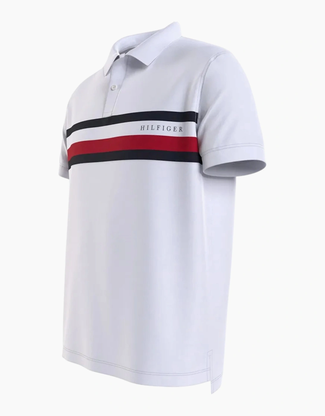 TOMMY HILFIGER Mens Polo Shirts Flag Logo Short Sleeve Cotton Casual New Tee