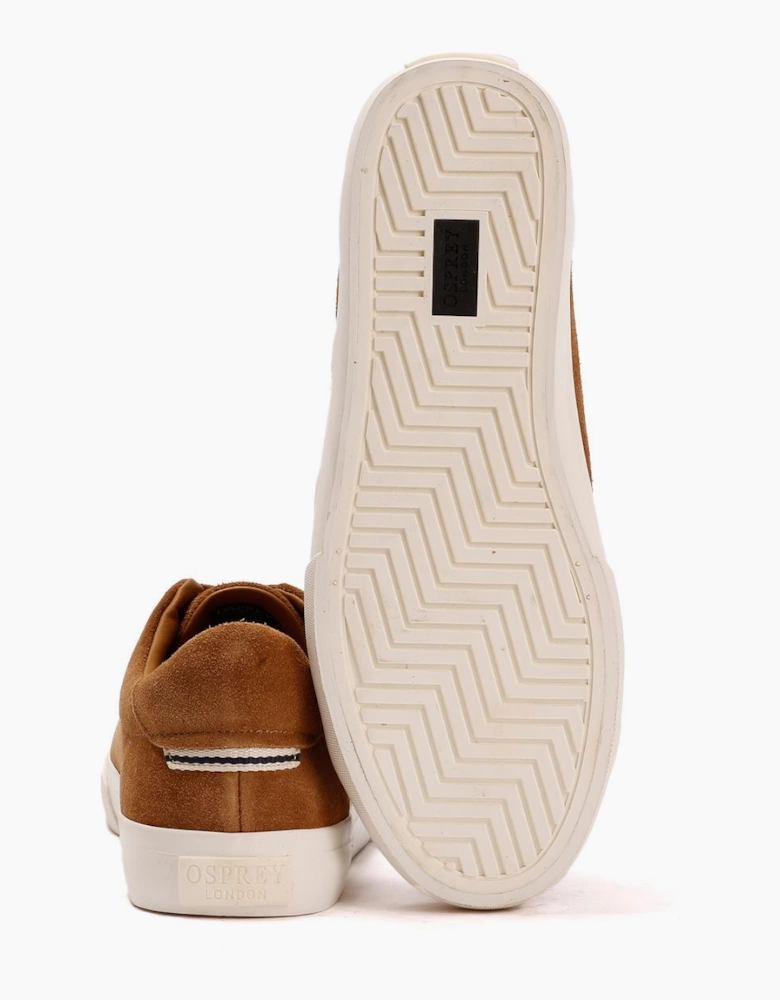 Osprey London The Versailles Suede Men's Tan Trainers