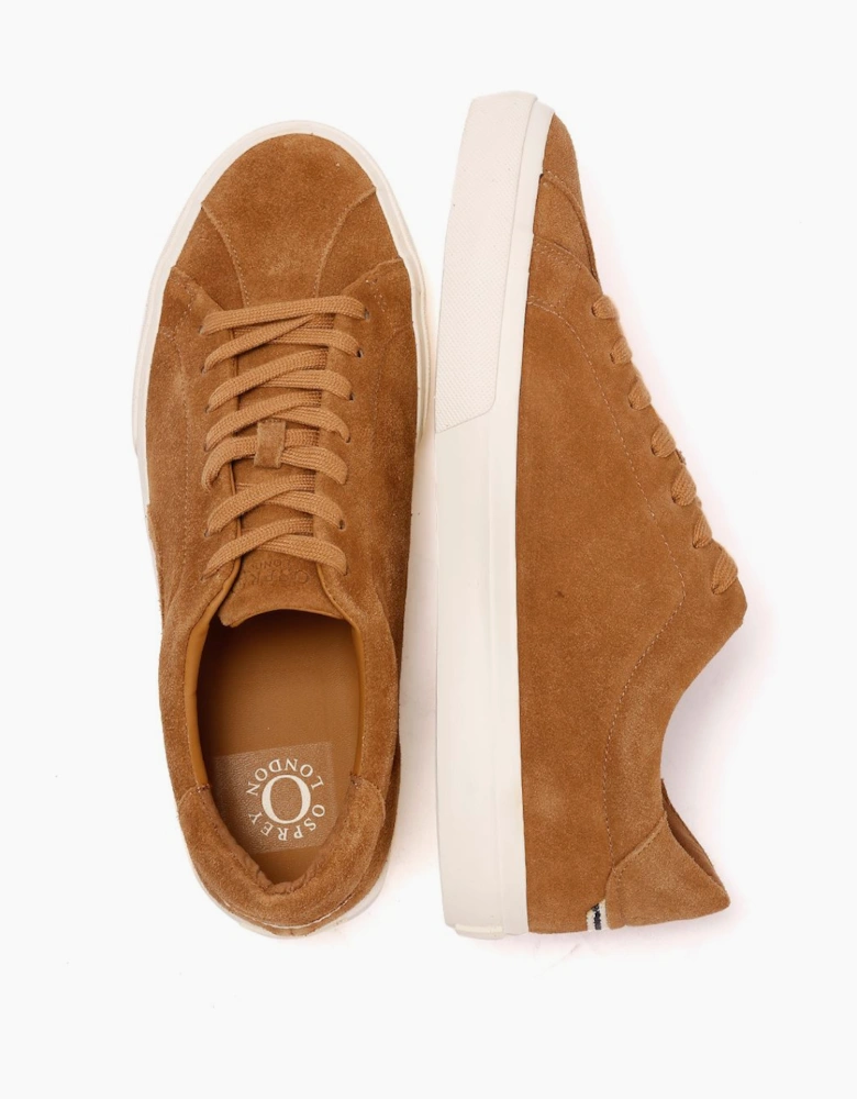 Osprey London The Versailles Suede Men's Tan Trainers