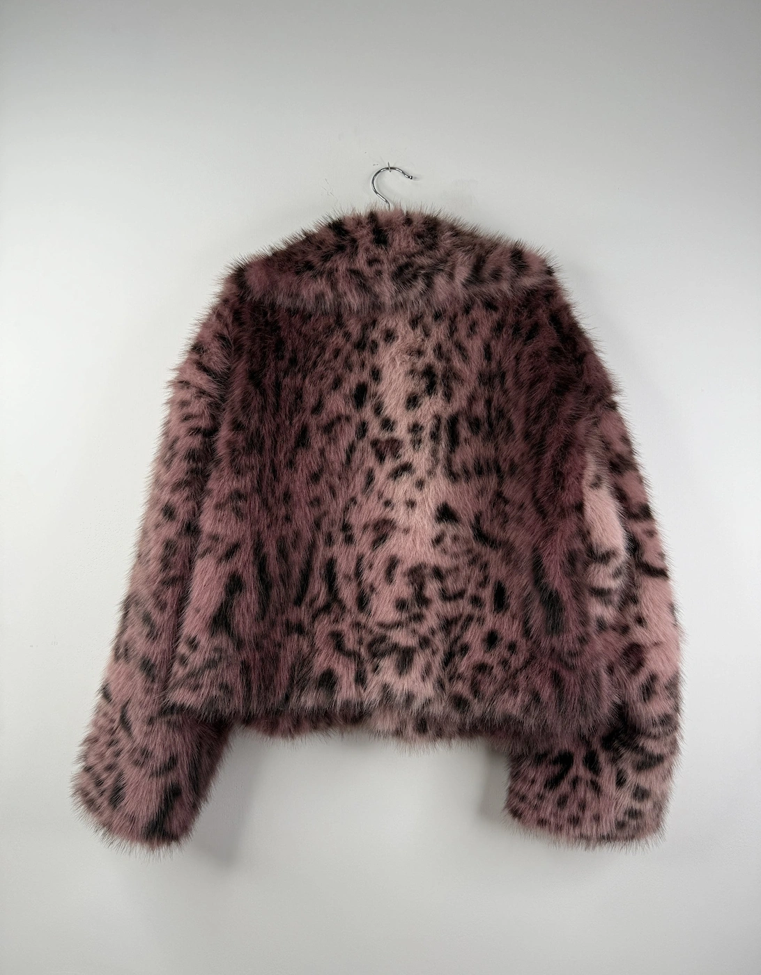 Bamboo Blend Animal Print Cropped Jacket