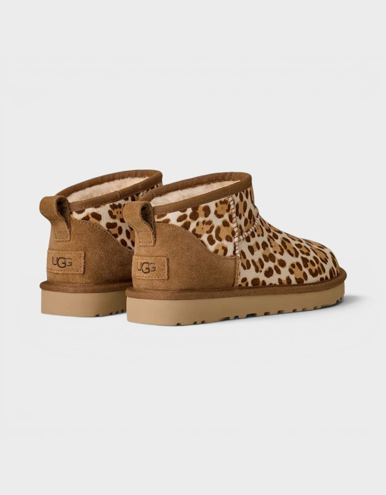Classic Ultra Mini Plains Boot Felicity Leopard Jasmine