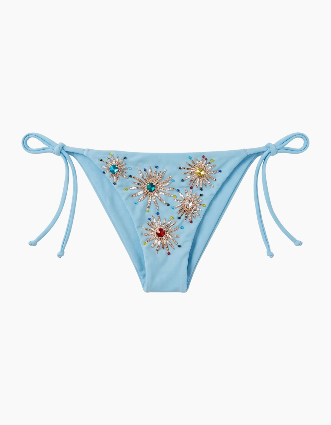 Sun Burst Blue Bikini Bottom