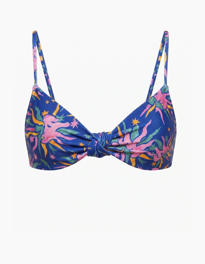 Daphne Rose Navy Bikini Top