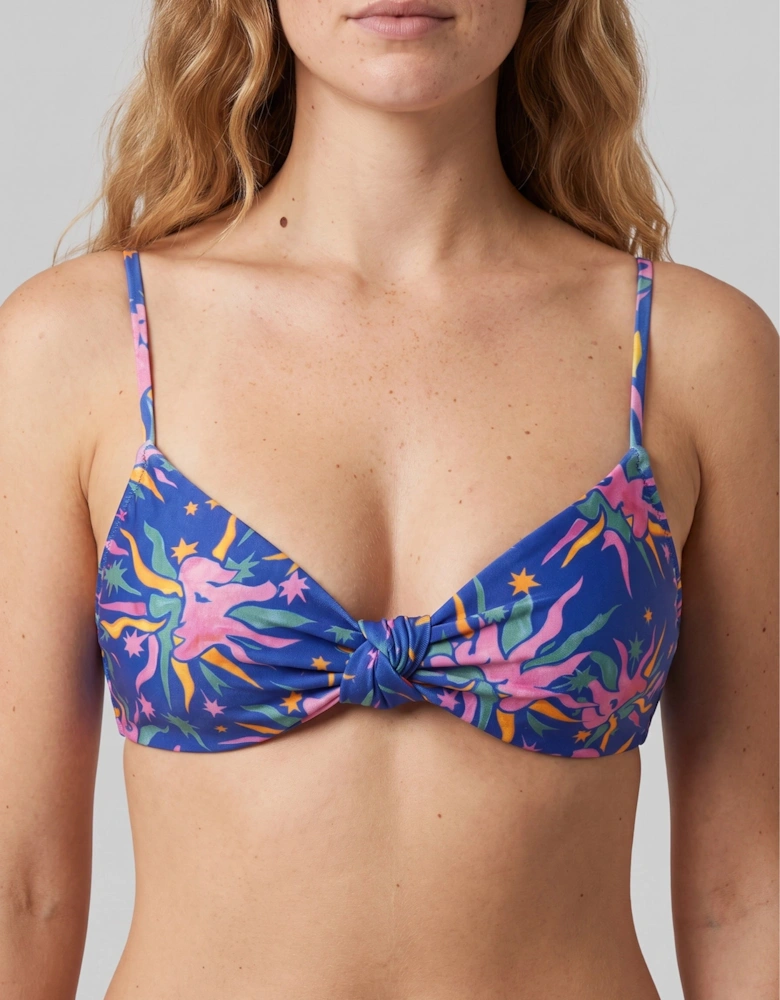 Daphne Rose Navy Bikini Top