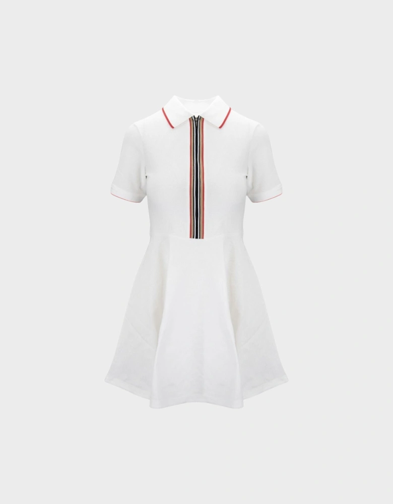 Keiley Polo Dress White