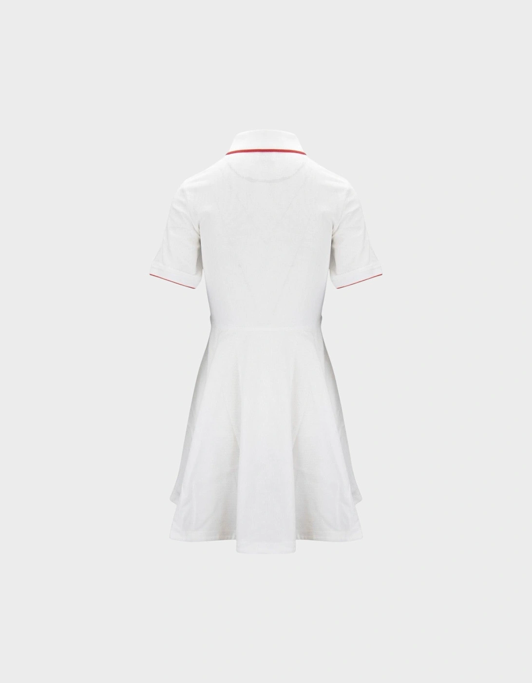 Keiley Polo Dress White