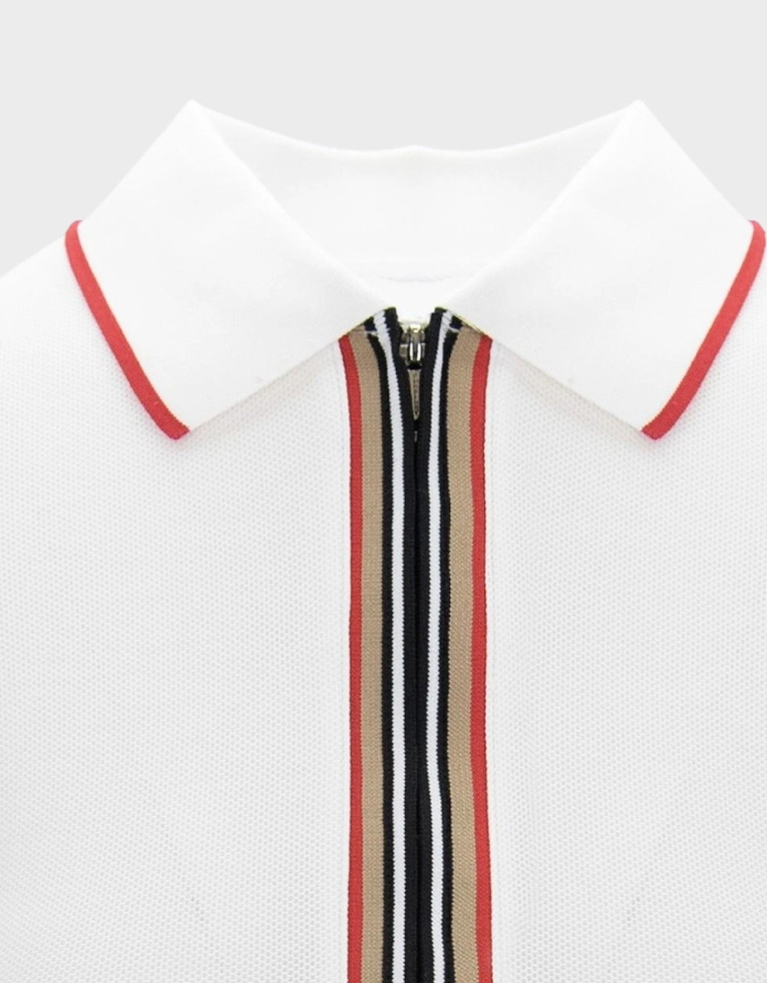 Keiley Polo Dress White